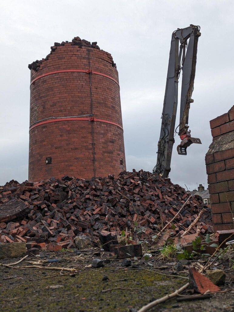 Chimney-demolition-Lancaster Demolition