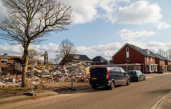 House-demolition. Lancaster
